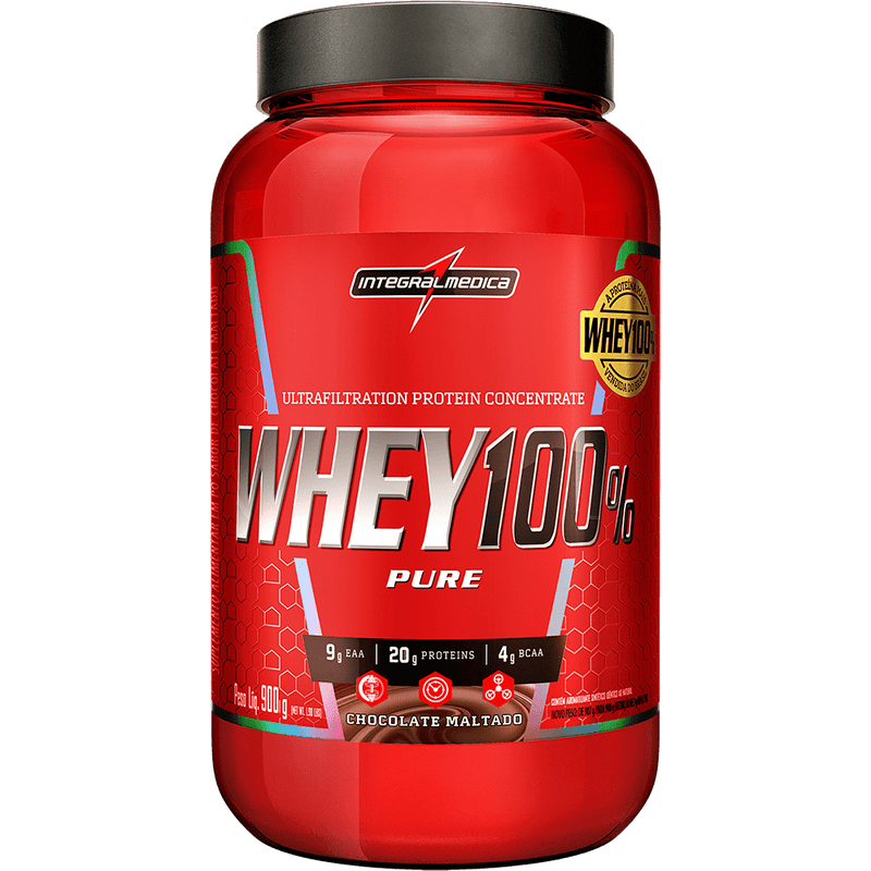 WHEY 100% 900G POTE - INTEGRALMEDICA